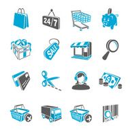 3D Shopping Icon Set