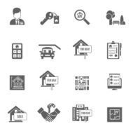Real Estate Black Set