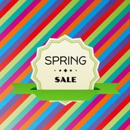 spring sale colorful vector background