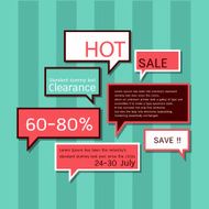 vintage speech bubble design N2