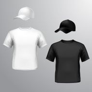 Mens t-shirt baseball cap N2