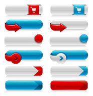 Internet Buttons (Blue&amp;Red)