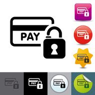 Credit card security icon