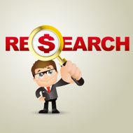 People Set - Business Businessman Research and dollar