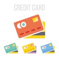 Vector credit card icons