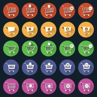 shopping cart icons N28