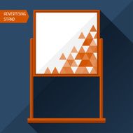 Template of advertising stand N15