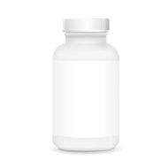 white plastic medical container N4