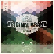 Vintage retro hipster label typography geometric design elements vector illustration N17