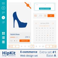 E-commerce web design elements extra set 1 N2