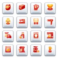 Home appliances Red and yellow series