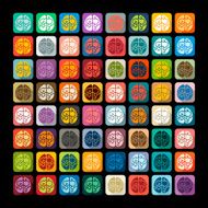 Flat design brain N30