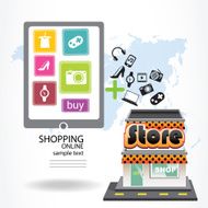 Shopping online concept N13