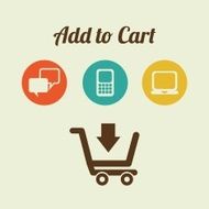 Add to Cart Design - Vector Illustration N8