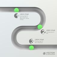 3D business illustration Vector template N2
