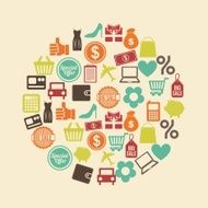 Shopping Icons N348