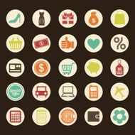 Shopping Icons N350