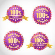 Best product guarantee label stickers N5