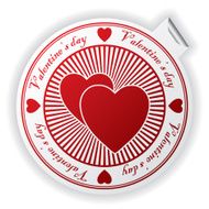 Valentine&#039;s day sticker