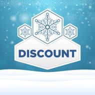 beautiful plate with snowflakes and inscription Discount