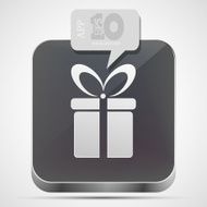 Vector gift app icon