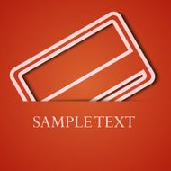 Vector background Orange icon applique Eps10 N11