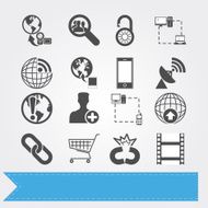 Social media icons set 7