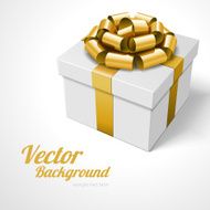 Gift box with bow and light N4