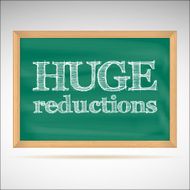 Huge reductions - the inscription chalk N2