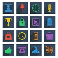 media icons set 4