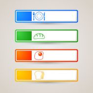 Sticker Label food set N5
