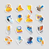 Icons for business and finance N7