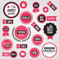 Vector Badges Labels and Stickers N2