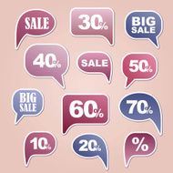 text bubble SALE N10