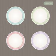 Sticker Label color set N14