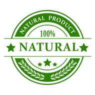 Natural product sign - VECTOR