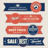 vintage business banners set N16
