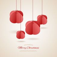 Stylized christmas balls