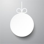 Paper christmas ball N8