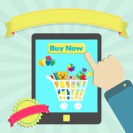 Buy toys online through tablet N2