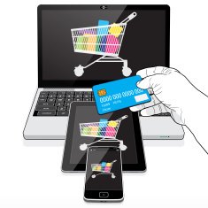 Mobile shopping online