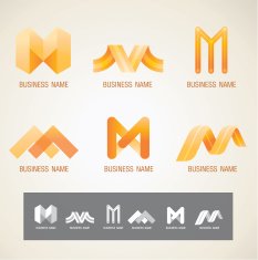 Logo and Symbol design M concept