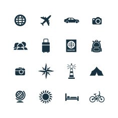 Travel Icons Set N24
