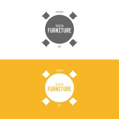 Logo badge or label inspiration with furniture N9