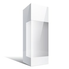Package Cardboard Box with a handle N12