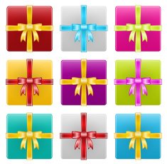 Gift Boxes Ribbon Celebration