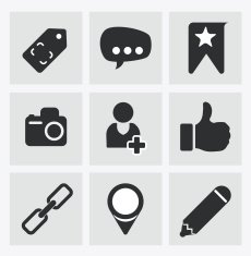 Social media design vector illustration N5