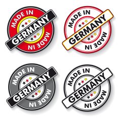 Made In Germany Stickers National Colors
