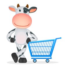 funny cartoon cow N5