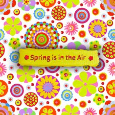 Spring is in the Air cheer up motivational background Offer